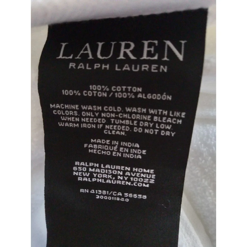 Lauren Ralph Lauren Hand Towel Wescott Sailcloth White